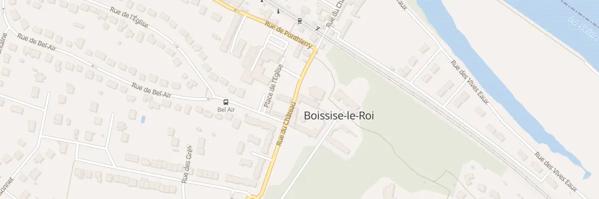 Plan du 13 Rue du Château à Boissise-le-Roi