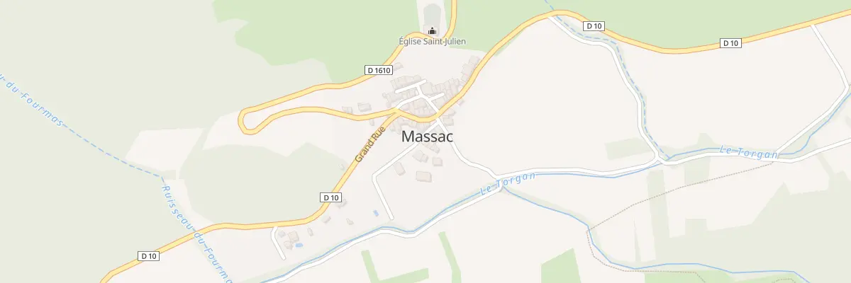 Plan du 5040 Le Village à Massac