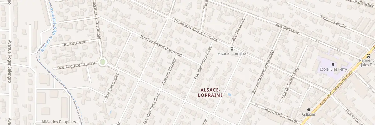 Plan du 3B Rue Ferdinand Dosmond à Chelles