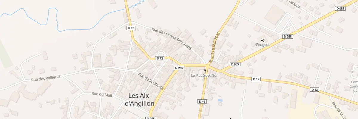 Plan du 6 Rue du Commerce aux Aix-d’Angillon