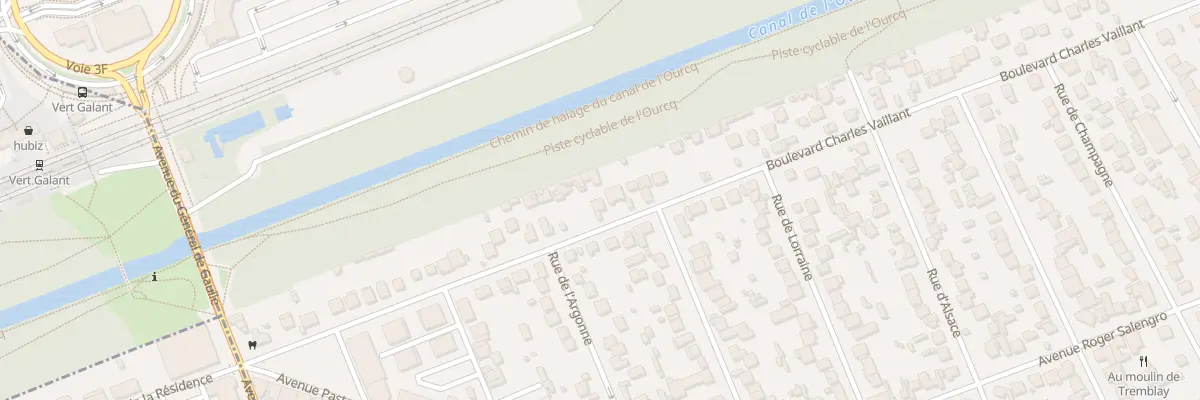 Plan du 41 Bd Charles Vaillant à Tremblay-en-France