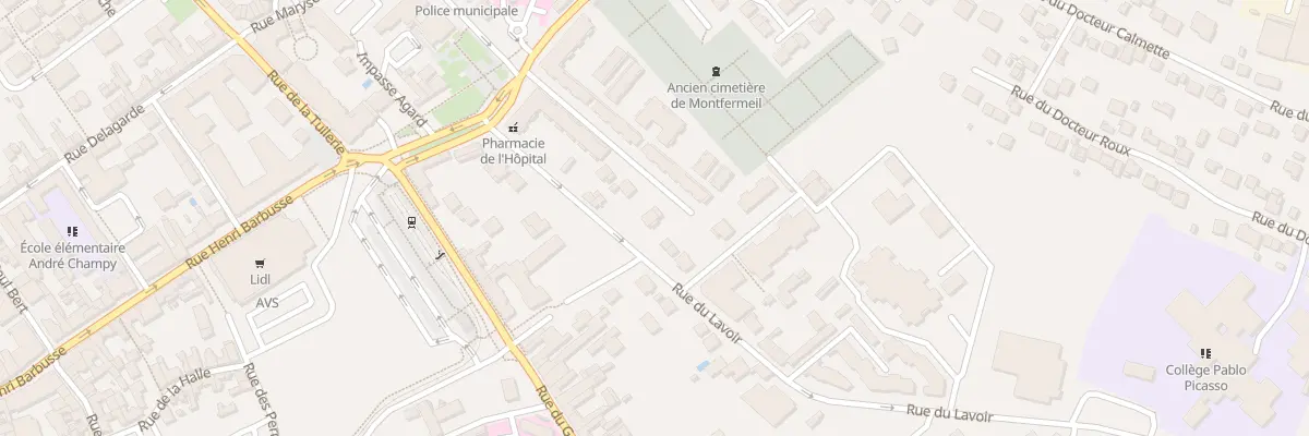 Plan du 19 Rue du Lavoir à Montfermeil