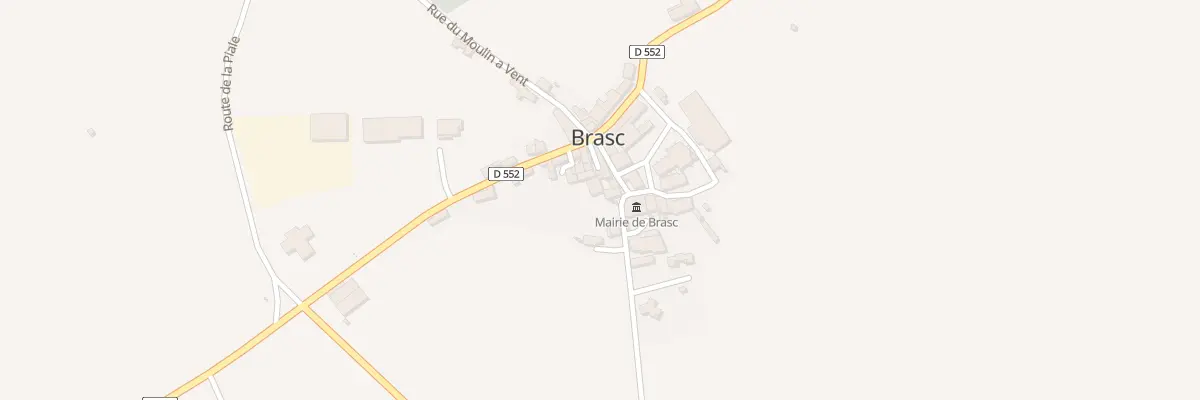 Plan du 5016 Pl de la Mairie à Brasc