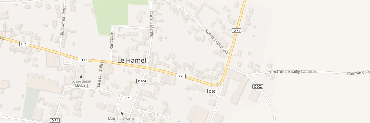 Plan du 307 Rue du Général John Monash au Hamel