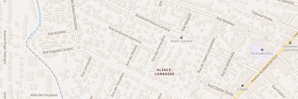 Plan du 3 Rue Ferdinand Dosmond à Chelles