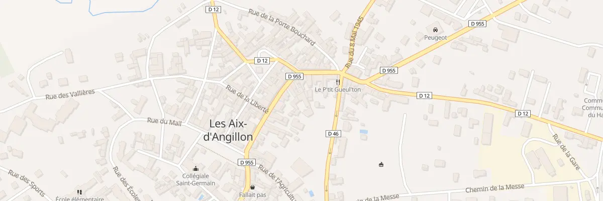 Plan du 62 Rue de la Republique aux Aix-d’Angillon