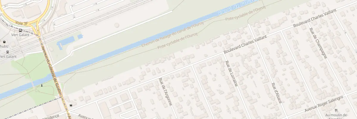 Plan du 43B Bd Charles Vaillant à Tremblay-en-France