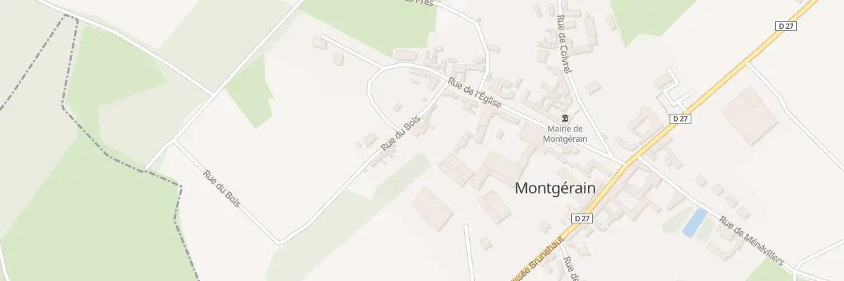 Plan du 3 Rue du Bois à Montgérain