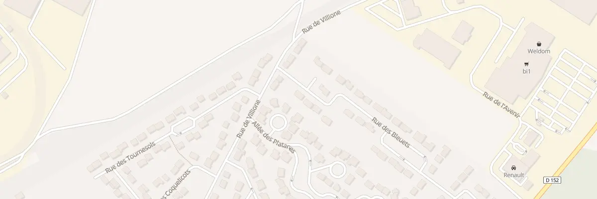 Plan du 2 Rue des Bleuets à La Chapelle-la-Reine