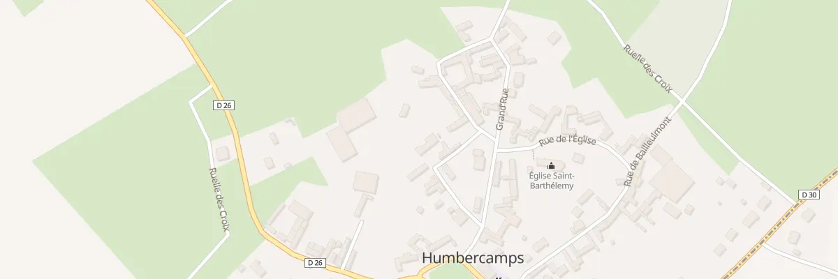 Plan du 5055 Rue Boursin à Humbercamps