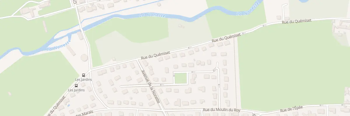 Plan du 49 Rue du Quemizet à Senlis