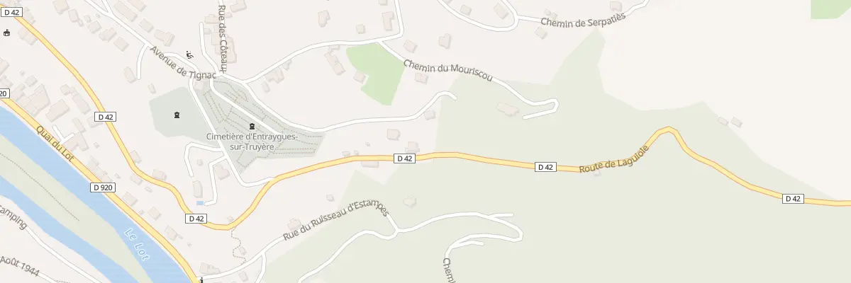 Plan du 47 Rte de Laguiole à Entraygues-sur-Truyère