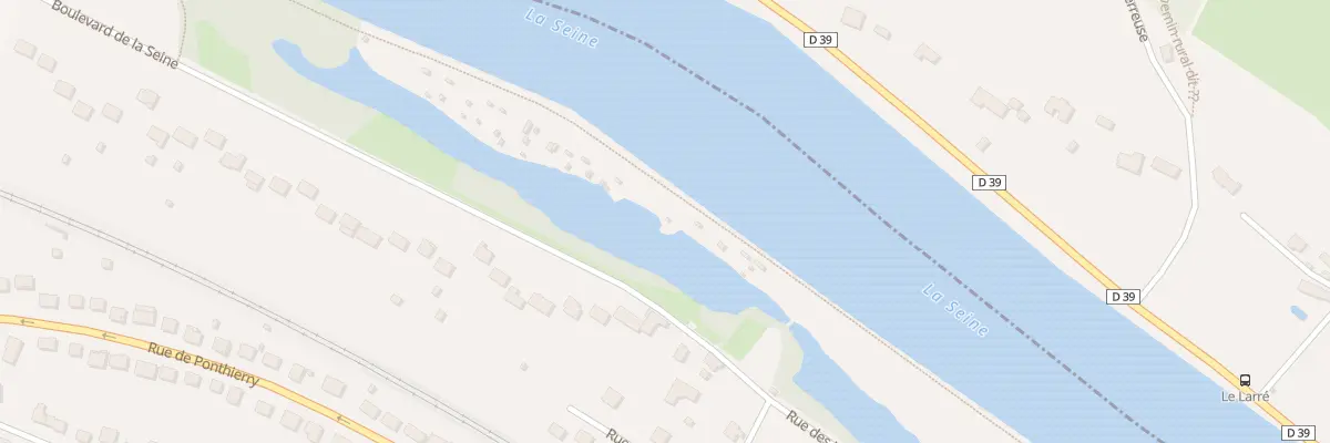 Plan du 5160G Che de Halage à Boissise-le-Roi