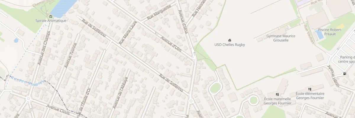 Plan du 5 Av d’Ulm à Chelles