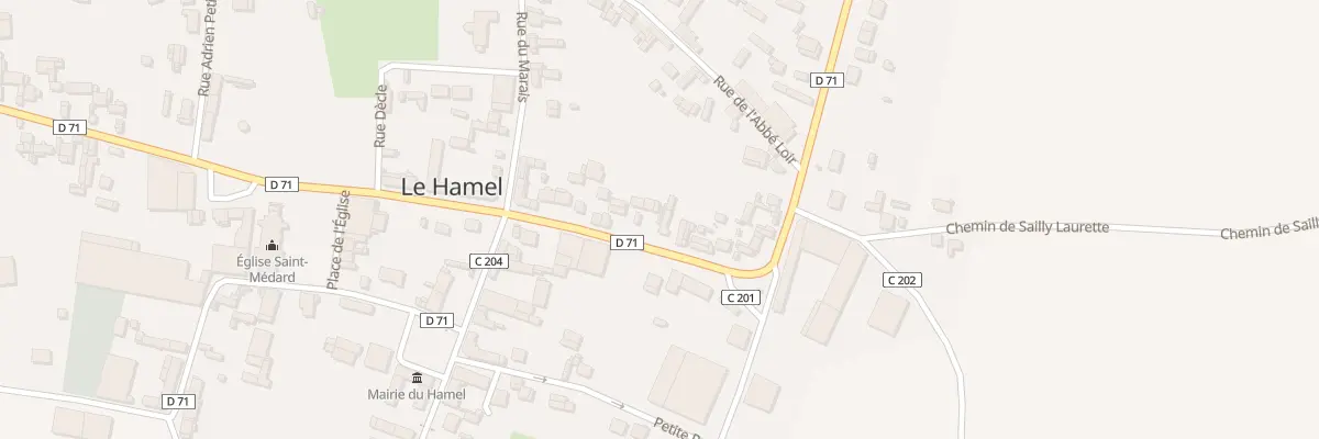 Plan du 26 Rue du Général John Monash au Hamel