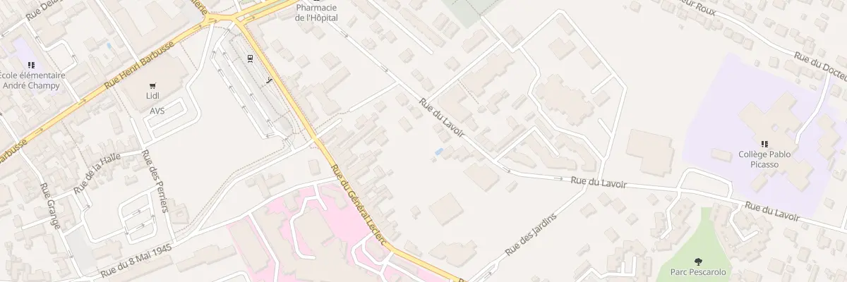 Plan du 30 Rue du Lavoir à Montfermeil