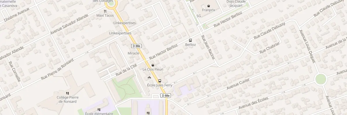 Plan du 6 Rue Hector Berlioz à Tremblay-en-France