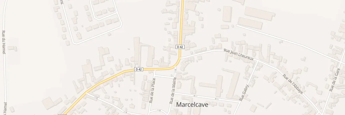 Plan du 1 Rue Saint Marcel à Marcelcave