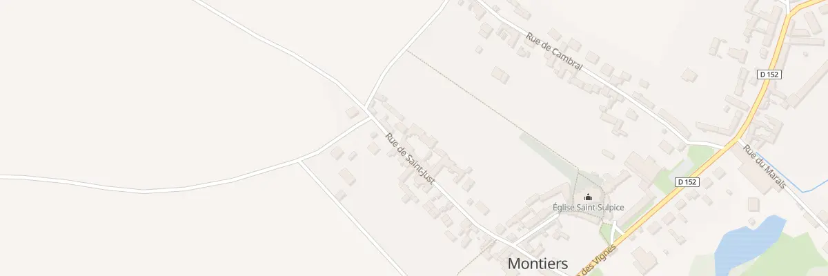 Plan du 18 Rue de St Just à Montiers