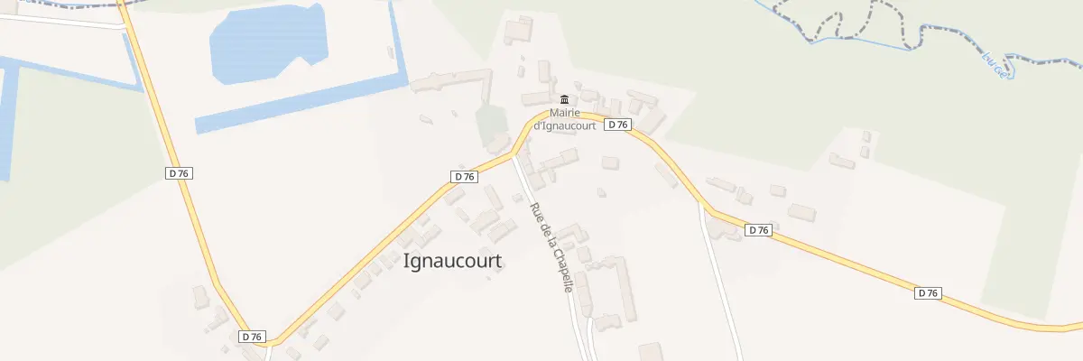 Plan du 7 Rue de la Chapelle à Ignaucourt