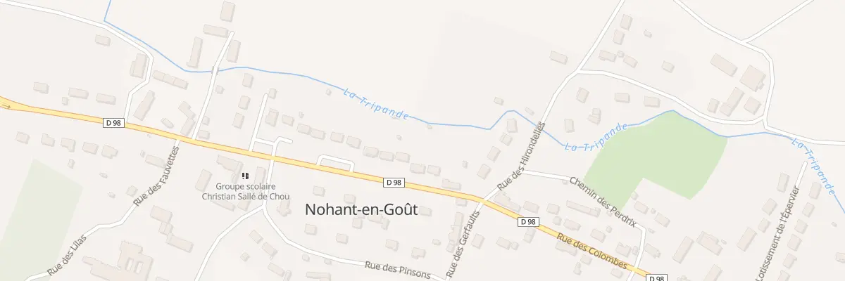 Plan du 29 Rue des Colombes à Nohant-en-Goût