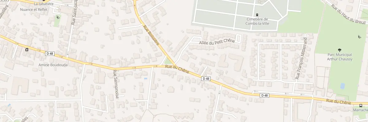 Plan du 62 Rue du Chêne à Combs-la-Ville