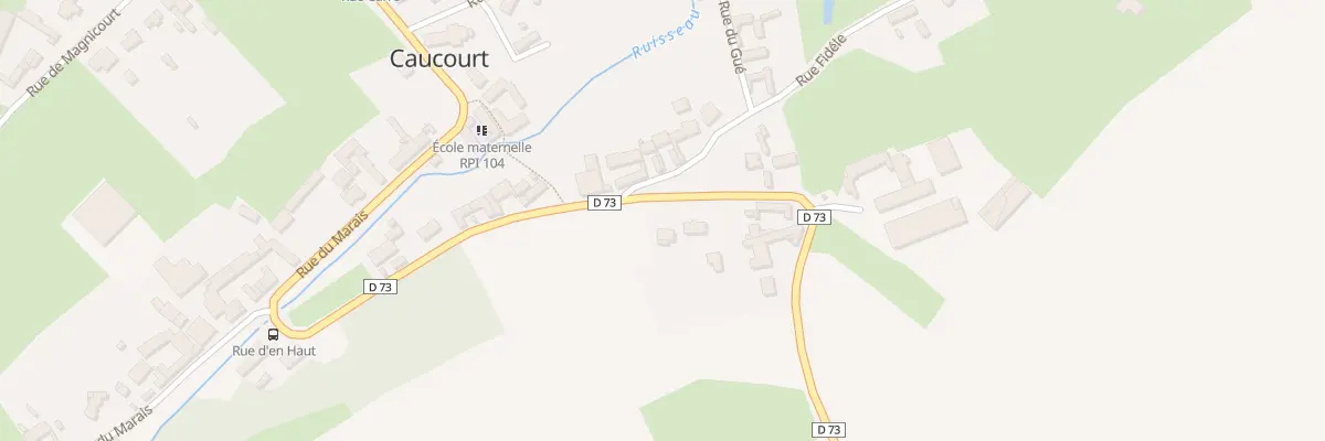 Plan du 5075 Rue d’En Haut à Caucourt