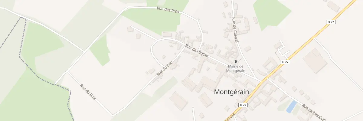 Plan du 1 Rue du Bois à Montgérain