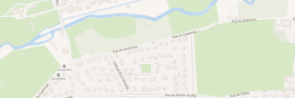Plan du 47 Rue du Quemizet à Senlis