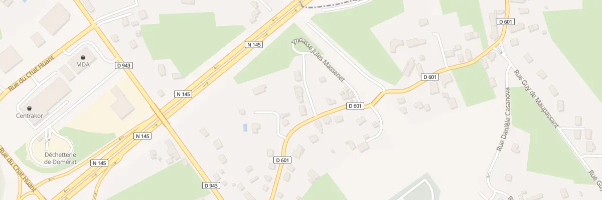 Plan du 19A Rue Hélène Boucher à Domérat