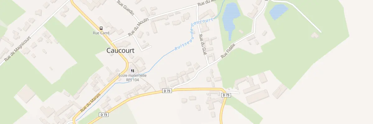 Plan du 8 Rue Fidèle à Caucourt
