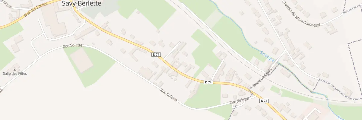 Plan du 14 Rue des Manoirs à Savy-Berlette