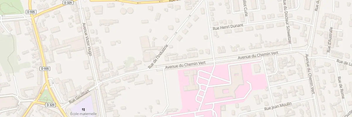 Plan du 5 Av du Chemin Vert à Montdidier