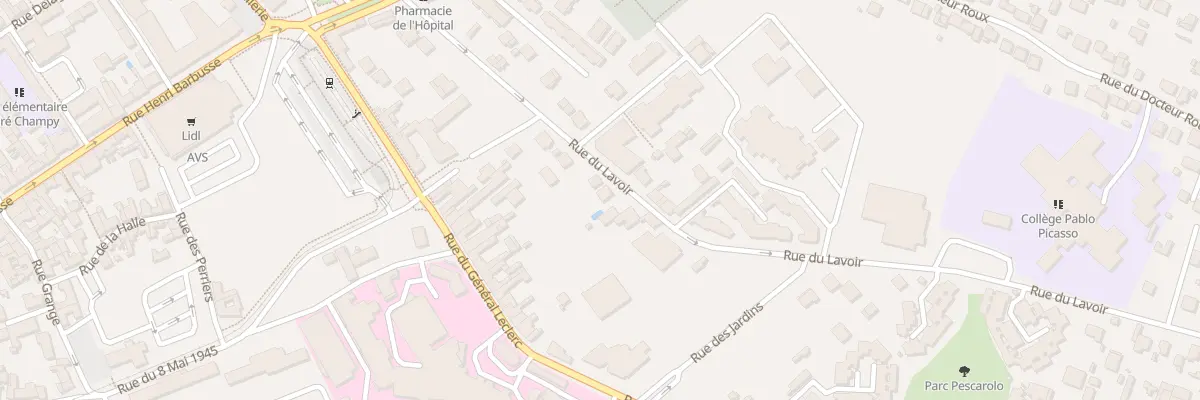 Plan du 34 Rue du Lavoir à Montfermeil