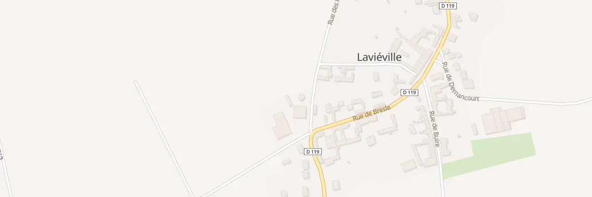 Plan du 4 Rue des Haies à Laviéville