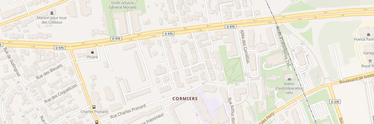 Plan du 4 All des Acacias à Noisy-le-Grand