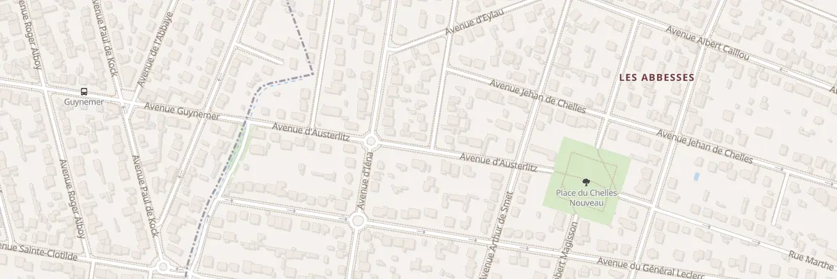 Plan du 14 Av d’Austerlitz à Chelles