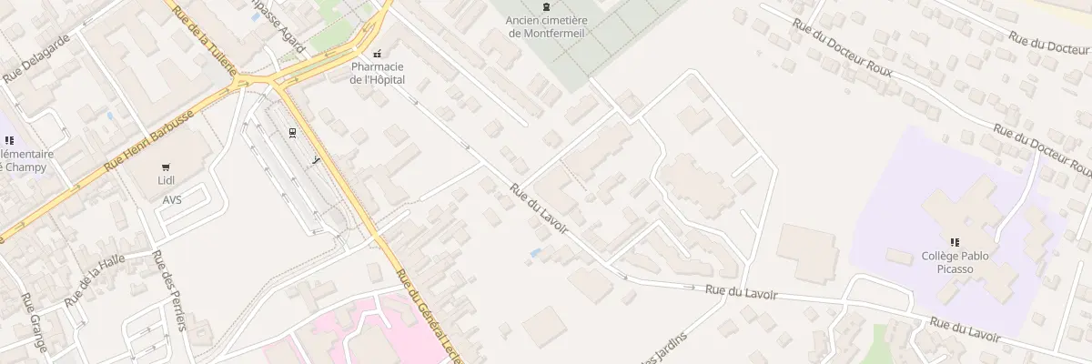 Plan du 31 Rue du Lavoir à Montfermeil
