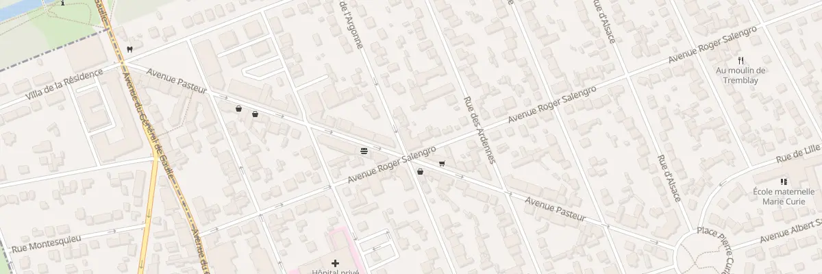 Plan du 25 Rue de l’Argonne à Tremblay-en-France