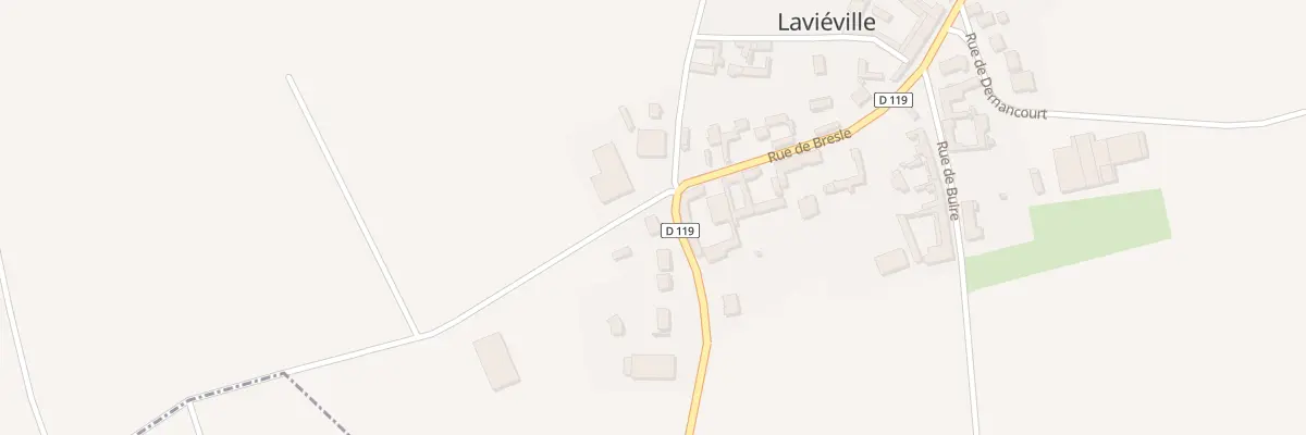 Plan du 2A Rue de Ribemont à Laviéville