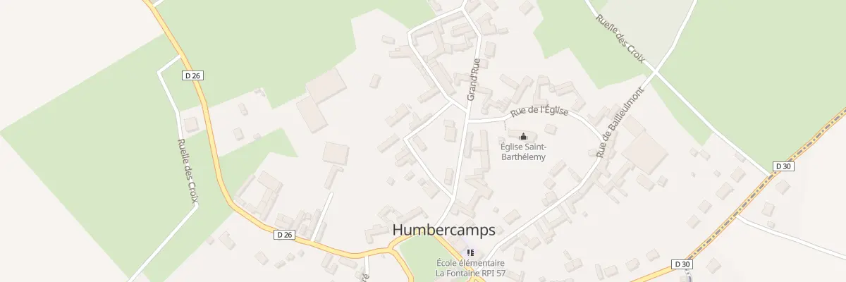 Plan du 5053 Rue Boursin à Humbercamps