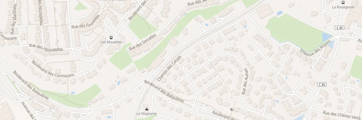 Plan du 62 Rue des Aulnes à Onet-le-Château