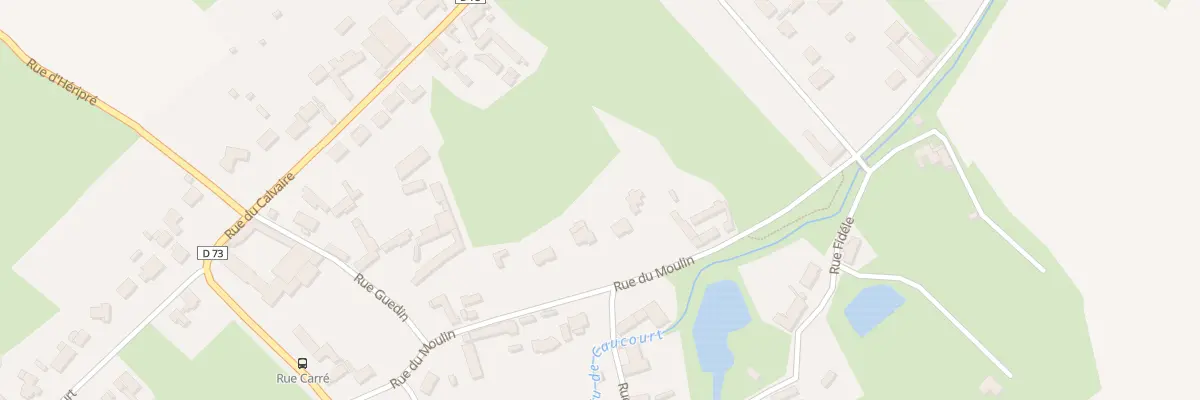 Plan du 16B Rue du Moulin à Caucourt