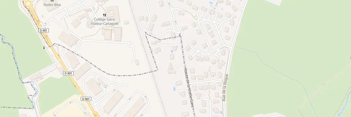 Plan du 31 Rte de la Vieille Gare à Rodez
