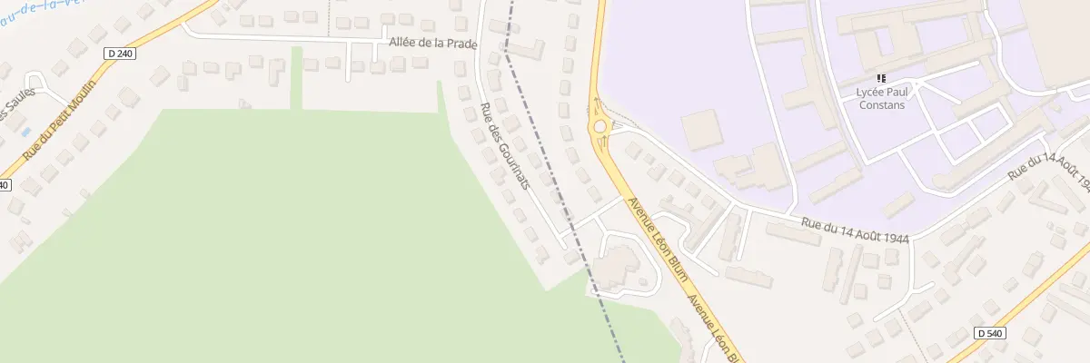 Plan du 24 Rue des Gourinats à Montluçon