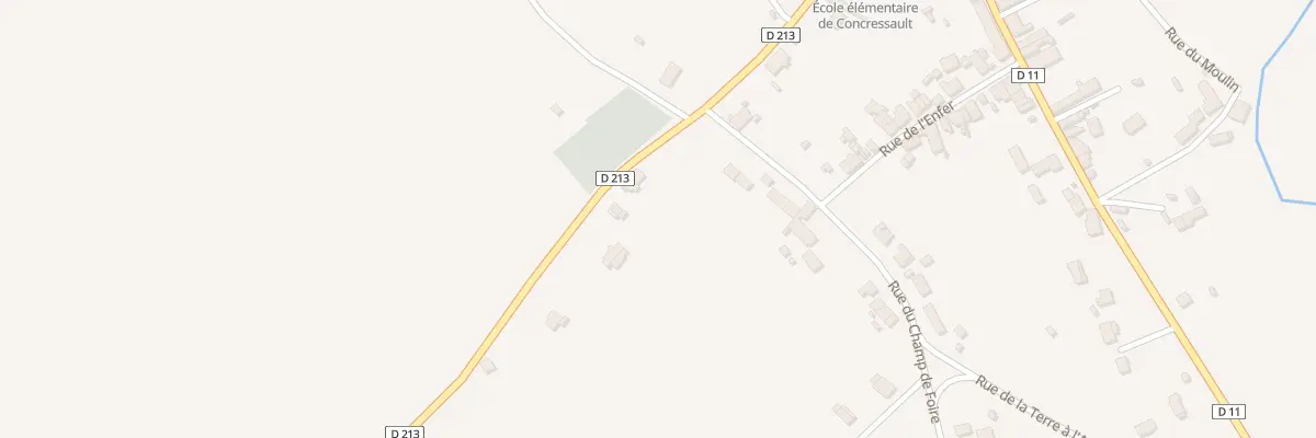 Plan du 9 Rue de la Mairie à Concressault
