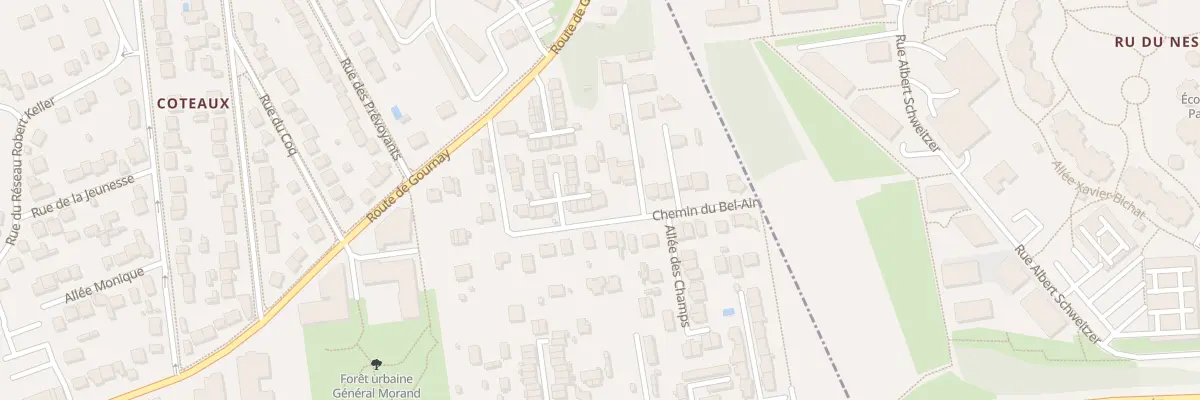 Plan du 13 Che du Bel Air à Noisy-le-Grand