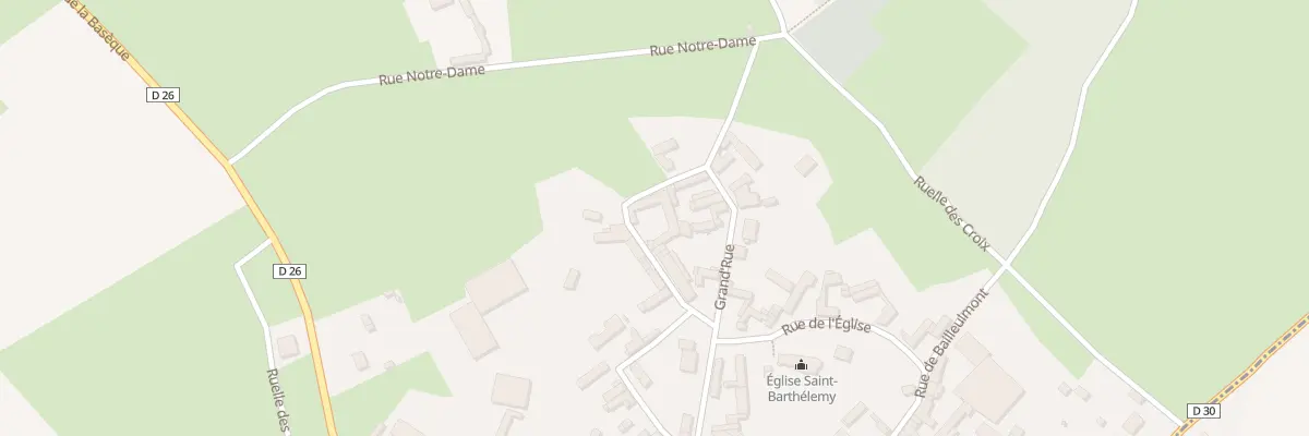 Plan du 2 Rue du Four à Humbercamps