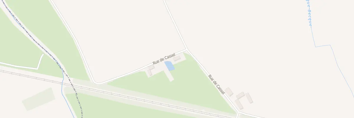 Plan du 1299 Rue de Cassel à Borre