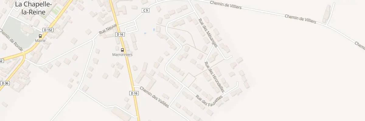 Plan du 16 Rue des Chardonnerets à La Chapelle-la-Reine